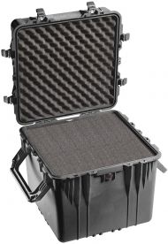 Peli™ Cube Case 0350 Transportkoffer zwart met schuim