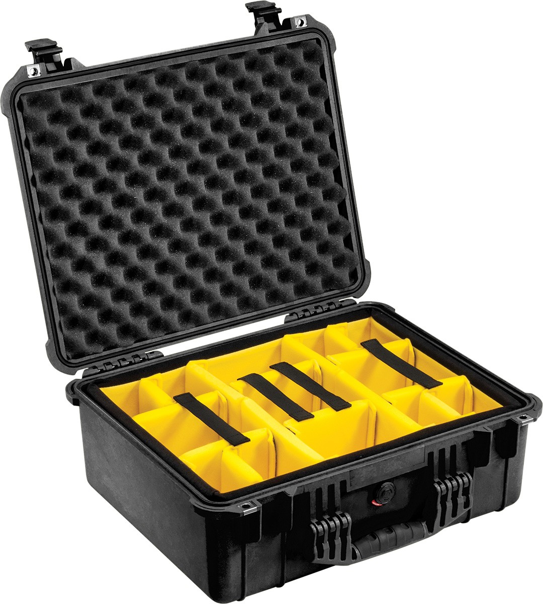 Afbeelding van Peli™ Case 1554 Koffer Medium zwart met vakverdelers